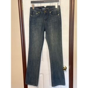 Tribal DeNime Camille‎ Jeans Natural Waist Curvy Fit Straight Leg 26/2